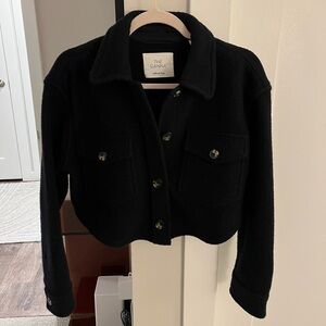 Ganna Cropped Shirt Jacket